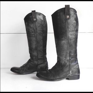 FRYE Melissa Button Riding Boots